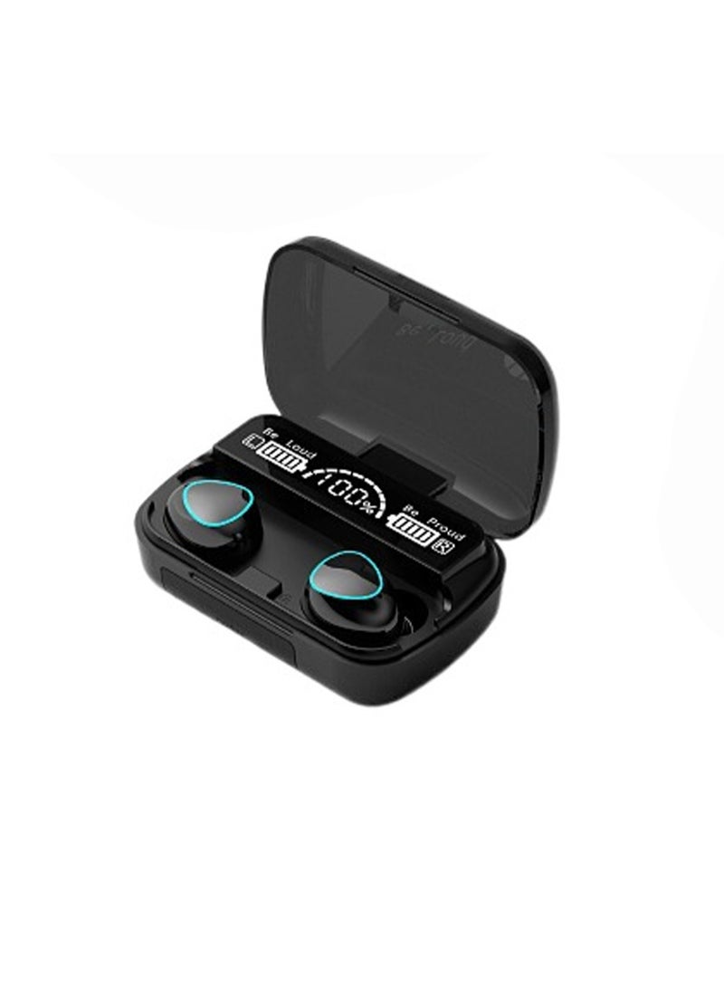 M10 Bluetooth headphones with extremely long battery life, TWS (True Wireless Stereo) design, large capacity, suitable for gaming, low latency headphones for esports. - Image 1